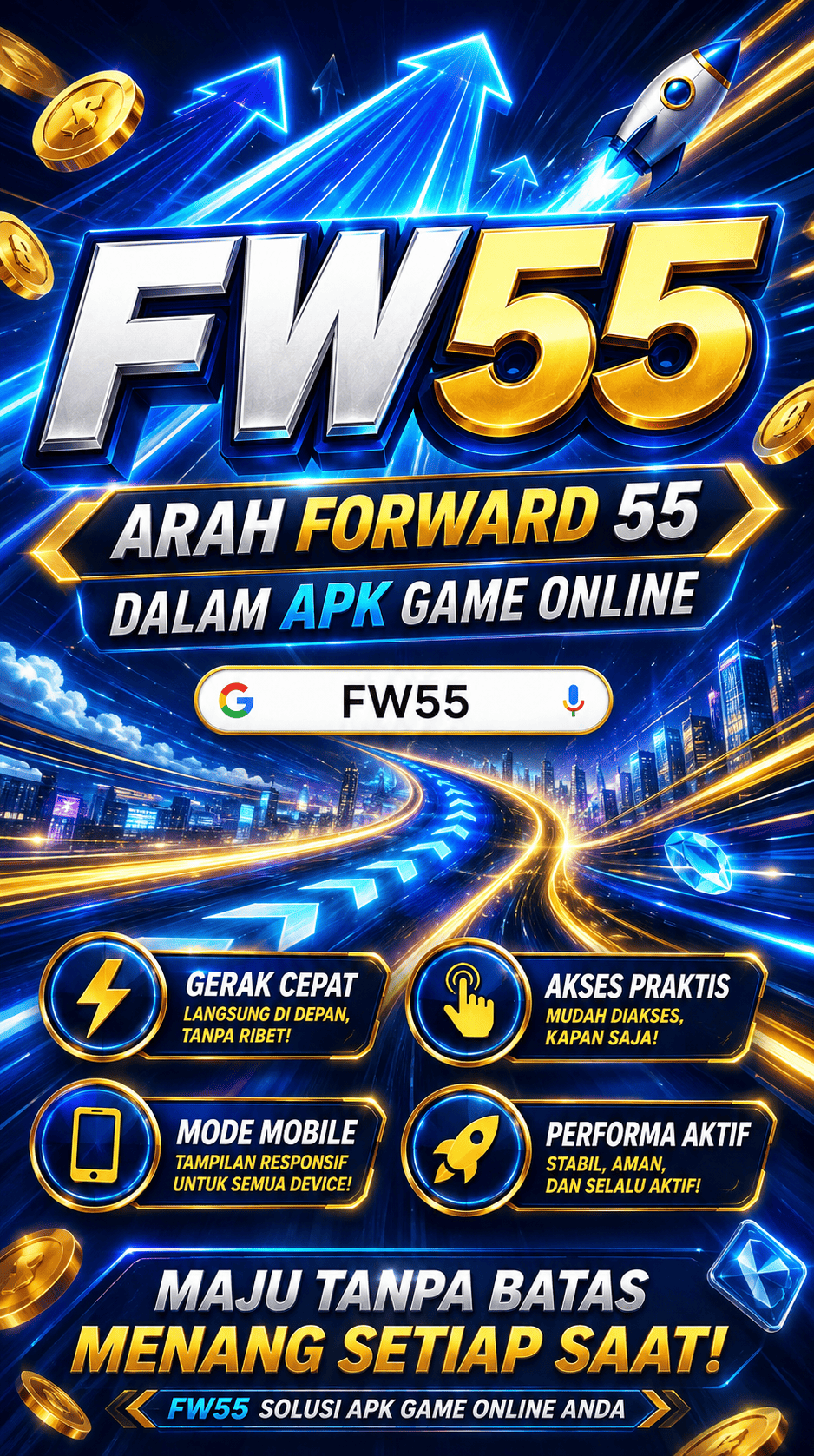 Pratinjau antarmuka FW55 — aplikasi APK resmi Android v2.0.3